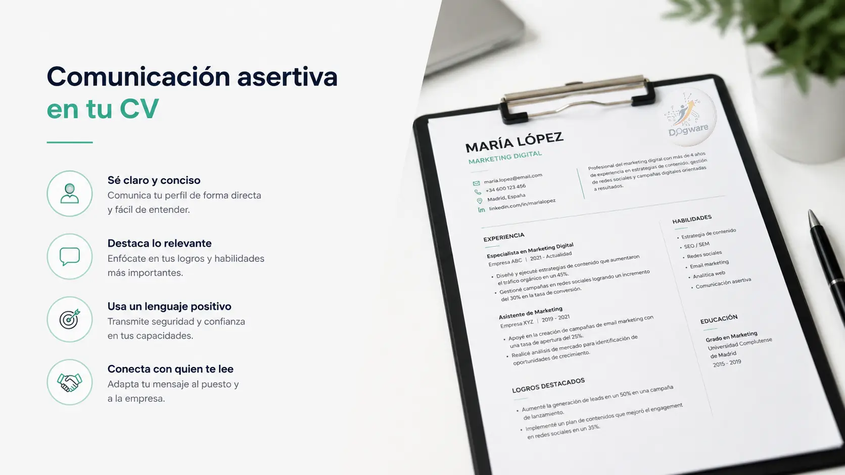 Crea un CV ganador